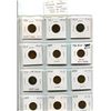 Lot of 12 Canadian George V Small Cents. Includes 1920, 1921, 1927, 1928, 1929, 1930, 1931, 1932, 19