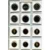Image 2 : Lot of 12 Collector Nickel Dollars (6) and Loonies (6). Includes 1968, 1969, 1970 Manitoba, 1978, 19