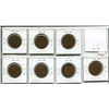 Image 2 : Complete set of 7 British World War II Half Pennies. Includes 1939, 1940, 1941, 1942, 1943, 1944 & 1