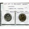Image 1 : Lot of 2 Religious Medals. Includes Angel (uniface) and Mary & quote from Ste. Therese “I am your si