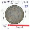 Image 1 : 1903 50 Cent Silver