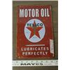 Image 1 : Metal Texaco Sign 12x8"