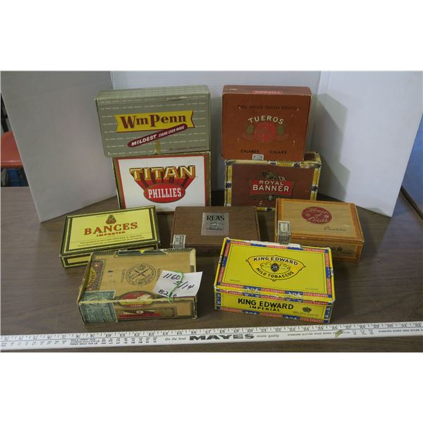 9 Cigar Boxes