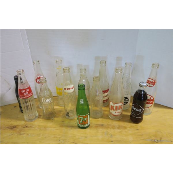 Box of 14 Pop Bottles