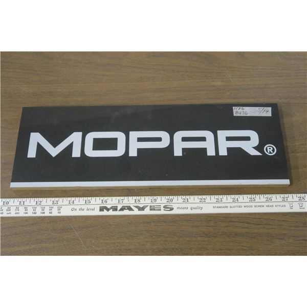 17" Mopar Wood Sign
