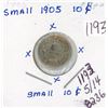 Image 1 : Small 1905 Silver Dime