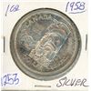 Image 1 : 1958 - $1 Silver Coin CAD