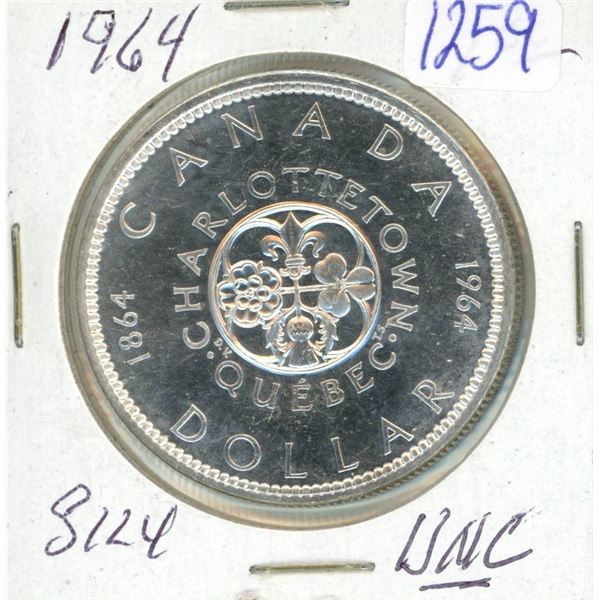 1964 - $1 Silver Coin CAD