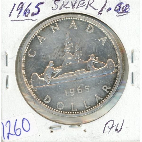 1965 - $1 Silver Coin CAD