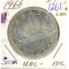 Image 1 : 1966 - $1 Silver Coin CAD