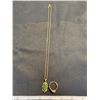 Image 1 : 14k GE Jade Ring and necklace, vintage