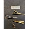 Image 2 : 3 vintage tie clips