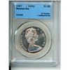 Image 1 : 1967 1 dollar cccs pl-65 "rotated die"