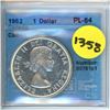 Image 1 : 1962 1 dollar cccs pl-64