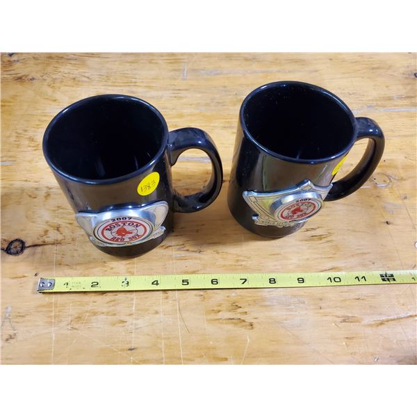 2 RED SOX COFFEE MUGS (2007)