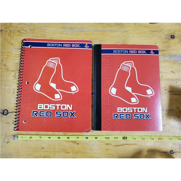 2 UNUSED RED SOX NOTE BOOKS