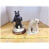 Image 1 : 2 BEAR STATUES