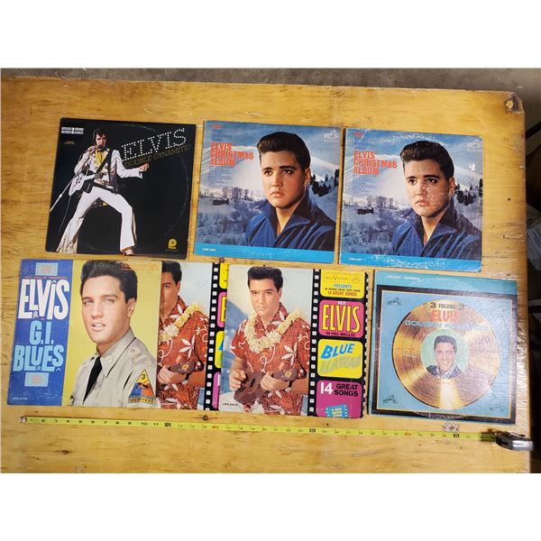 7 ELVIS RECORDS