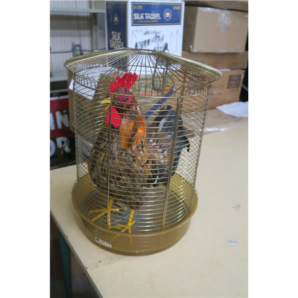 Chicken in Cage - Takes batteries & Makes Noise