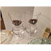 Image 5 : Large lot of glassware, crystal serving dishes etc