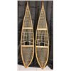 Image 1 : Ceremonial/Northwest coast elder snowshoes -vintage, 50 X 11 inch