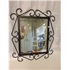 Image 1 : 27 X 23" Iron framed mirror
