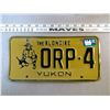 Image 1 : Yukon license plate