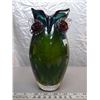Image 1 : 10inch Heavy Glass Owl Vase