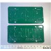 Image 2 : (2) Licenses Plates Alberta- 1972 (TC.03.33)
