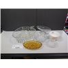 Image 1 : Assortment of glassware platters