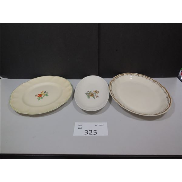 Assortment of China plates. See all pictures