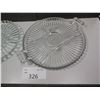 Image 4 : Assortment of glass/crystal plates and platters. See all pictures.