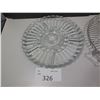 Image 5 : Assortment of glass/crystal plates and platters. See all pictures.