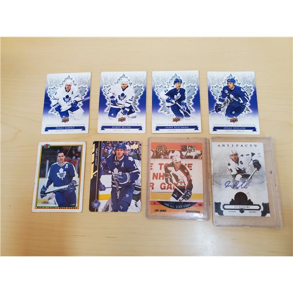 8 TORONTO MAPLE LEAFS HOCKEY CARDS