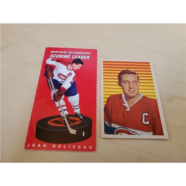 CANADIENS JEAN BELIVEAU #30 & #172  TALLBOY 