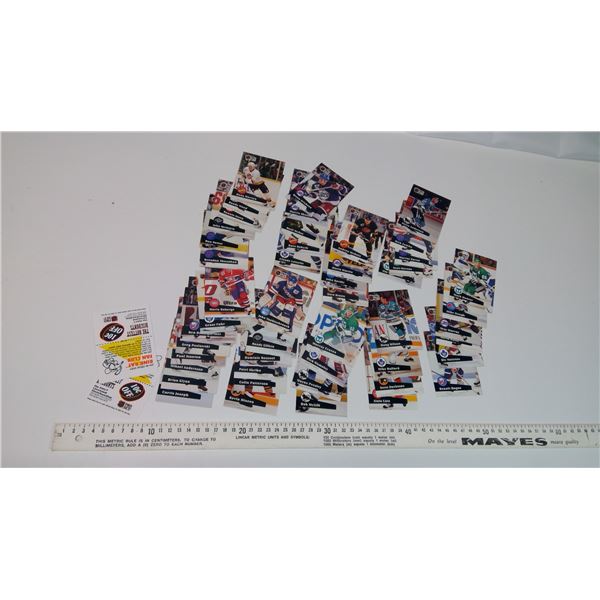 50 NHL Pro Set Hockey Cards 1996