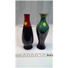 Image 1 : 2 Coloured Vases