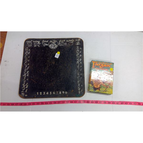 Tarzan Book and Black Board