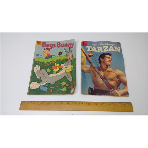 2 DELL Comics - Bugs Bunny and Tarzan