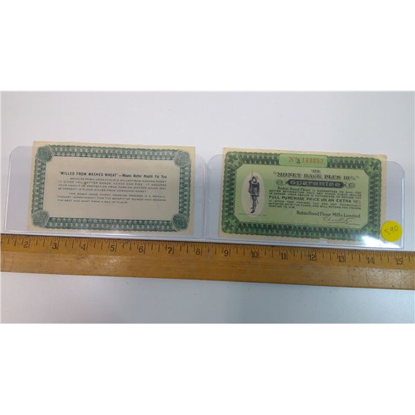 2 Copyrighted 1912 Robin Hood Flour Mills Ltd. Coupons