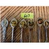 Image 1 : 607 LOT OF 6 ALBERTA COLLECTOR SPOONS, EDMONTON, WEEST EDMONTON MALL AND JASPER