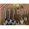 Image 2 : 607 LOT OF 6 ALBERTA COLLECTOR SPOONS, EDMONTON, WEEST EDMONTON MALL AND JASPER