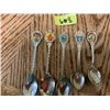 Image 1 : 608 LOT OF 5 CANADA/US COLLECTOR SPOONS