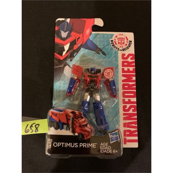 658 TRANSFORMERS ROBOTS IN DISQUISE OPTIMUS PRIME SEALED