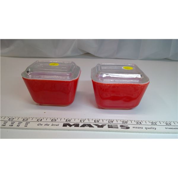 2 Pyrex Fridgies