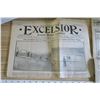 Image 2 : (2) Vintage News Papers - 1911 Excelsior, 1922 La Presse