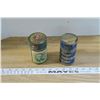 Image 2 : (2) Edison Amberol Music Cylinders w/ Tops, One w/ Christmas Stamps 1932