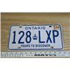 Image 1 : 1973 License Plate Ontario