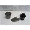 Image 2 : 3pc. - Miniature Pail, Coal Pail, Coal Scoop