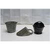 Image 3 : 3pc. - Miniature Pail, Coal Pail, Coal Scoop